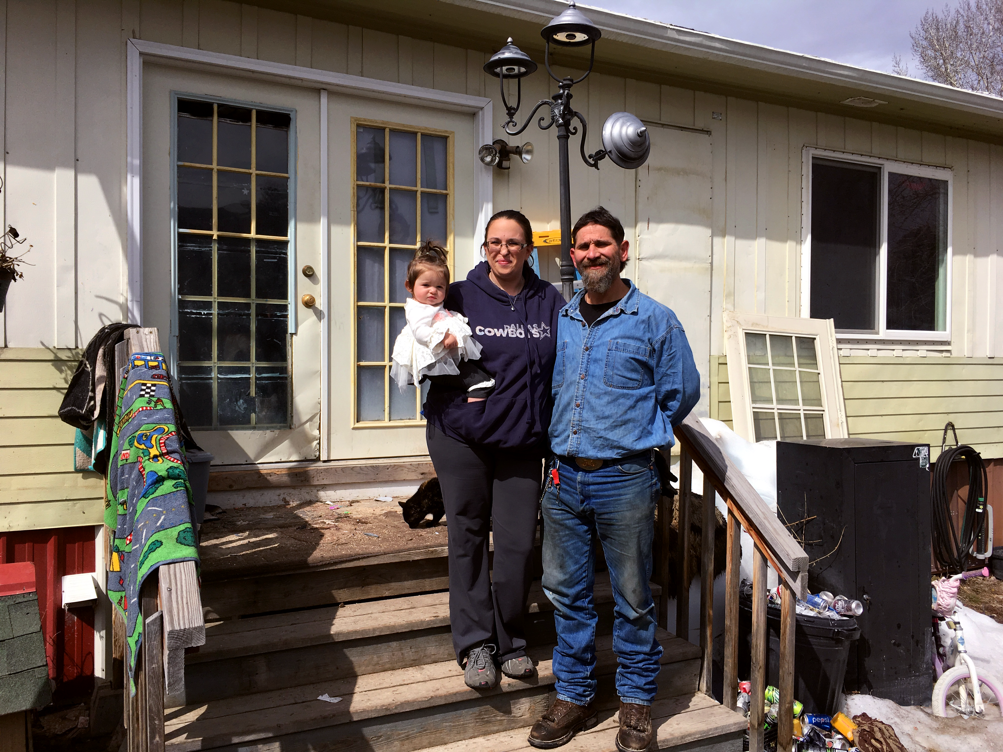 Photo of Shayleen Meuchell, Brooklynn Mitchell, and Eugene Mitchell